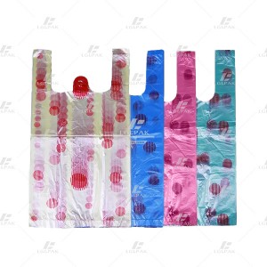 HDPE PLASTIC GROCERY BAG WITH PRINTING