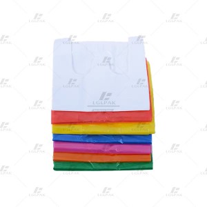 HDPE Plastic Grocery T-Shirt Bag