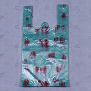 HDPE Plastic Grocery Bag With Printing