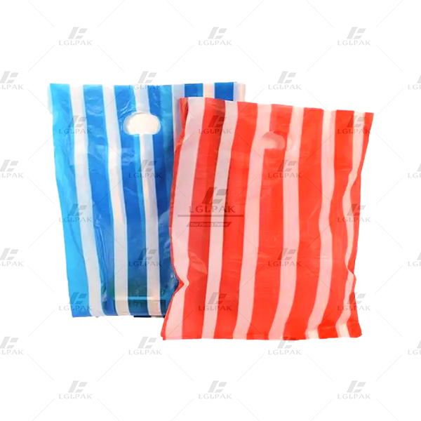 HDPE STRIPE DIE-CUT GARMENT POLYBAG