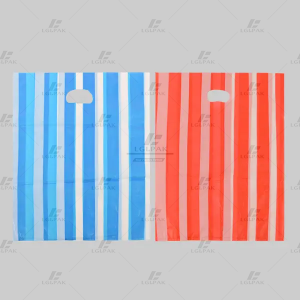 HDPE Stripe Die-Cut Garment PolyBag
