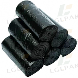 Factory Supply China Black on Roll Packing Plastic Garbage Bag Plastic Trash Bag