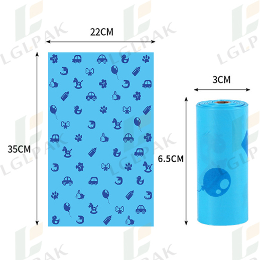 Disposable Diaper Sack-nappy bag-size