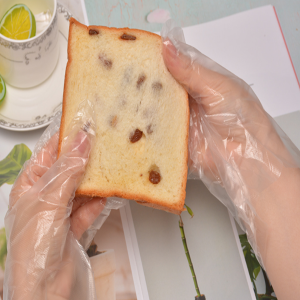 Disposable plastic HDPE gloves-uasge