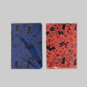 HDPE Die-Cut With Printing Garment PolyBag-out bag