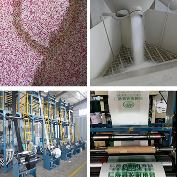 HDPE Plastic Grocery T-Shirt Bag - product line