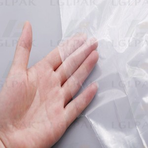 Plastic cover for clothes- detail