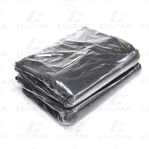 black recycle plastic bin bags in bulk-packing