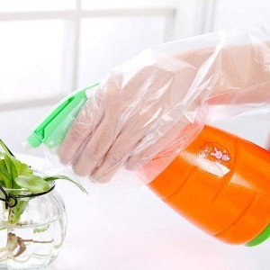 disposable plastic HDPE gloves-Household