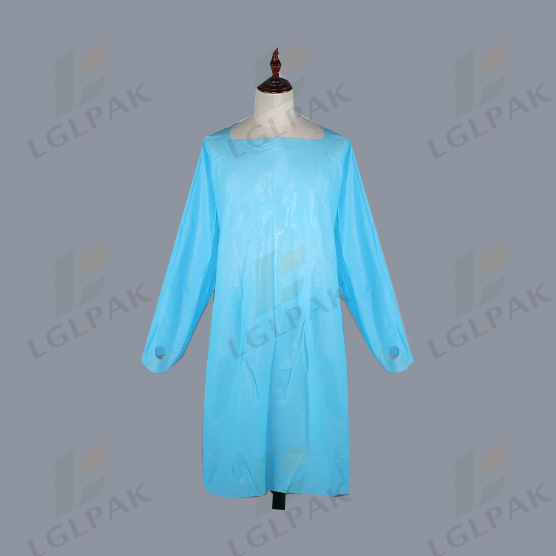 disposable protective aprons with sleeves