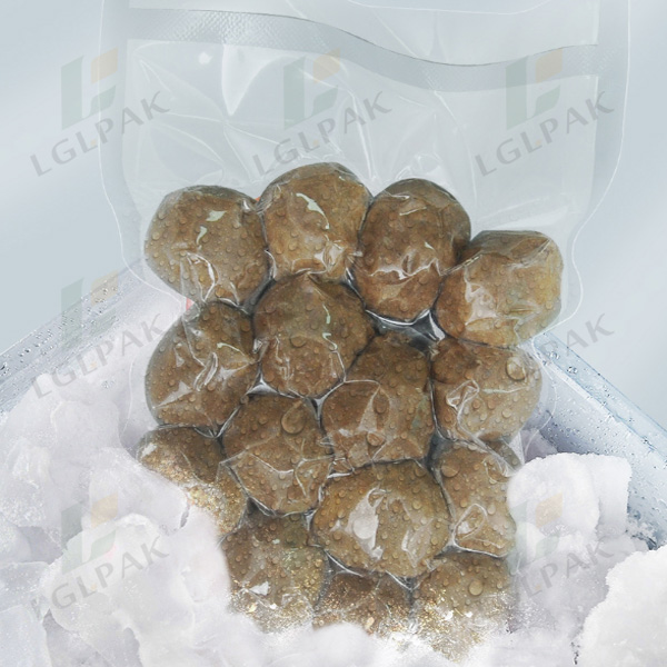 plastic transparent food saver vacuum bags- beef