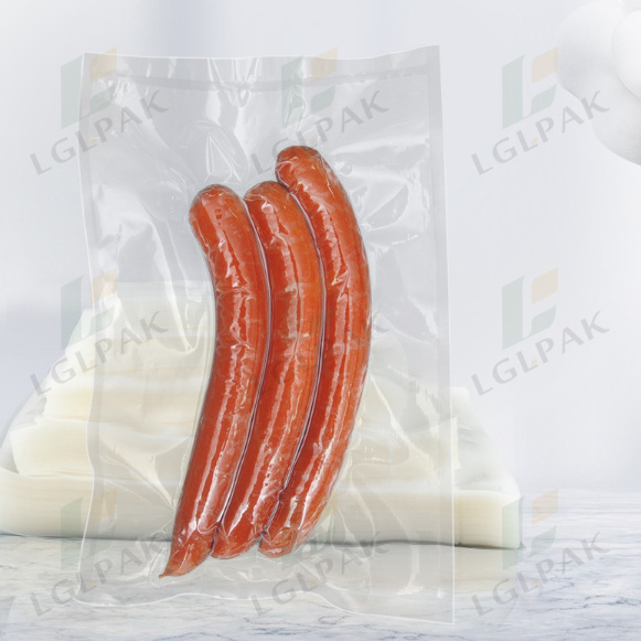 plastic transparent food saver vacuum bags-food1